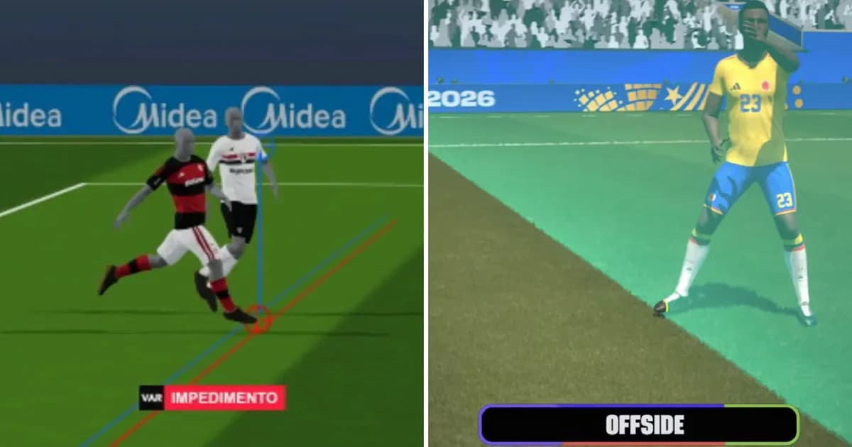 Impedimento semiautomático: diferenças entre CBF e Fifa