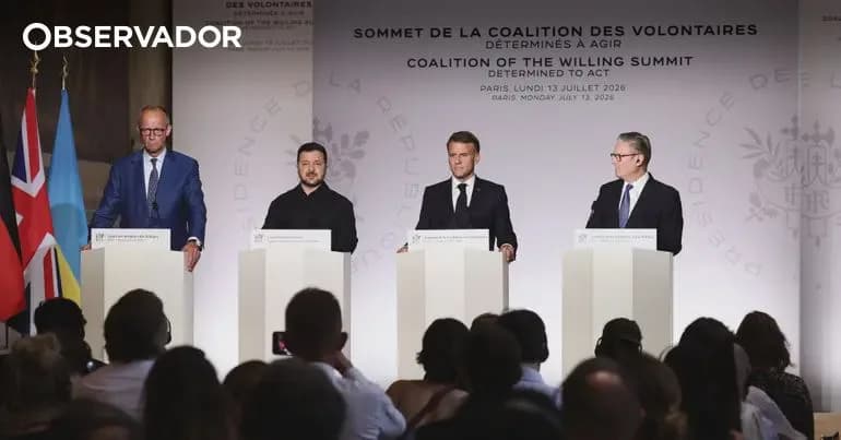 Macron anuncia treinos com 30 países nos vizinhos da Ucrânia