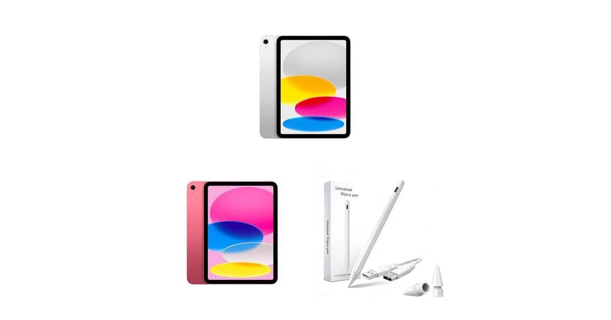 iPad 2025 A16 e caneta USB-C universal para anotações