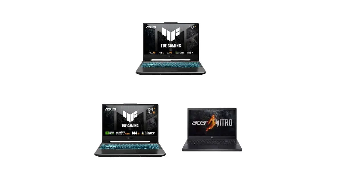 Notebooks gamer em promoção na Amazon com RTX 3050 e 4050