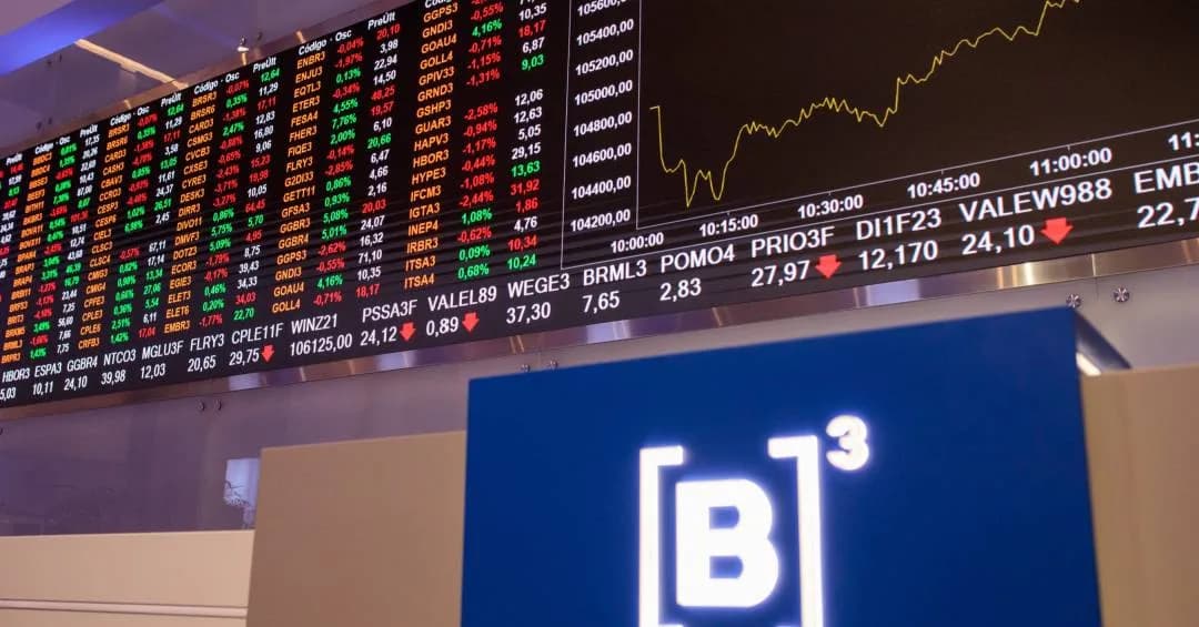 Ibovespa cai 0,06% com tarifaço EUA, dólar sobe e IBC-Br
