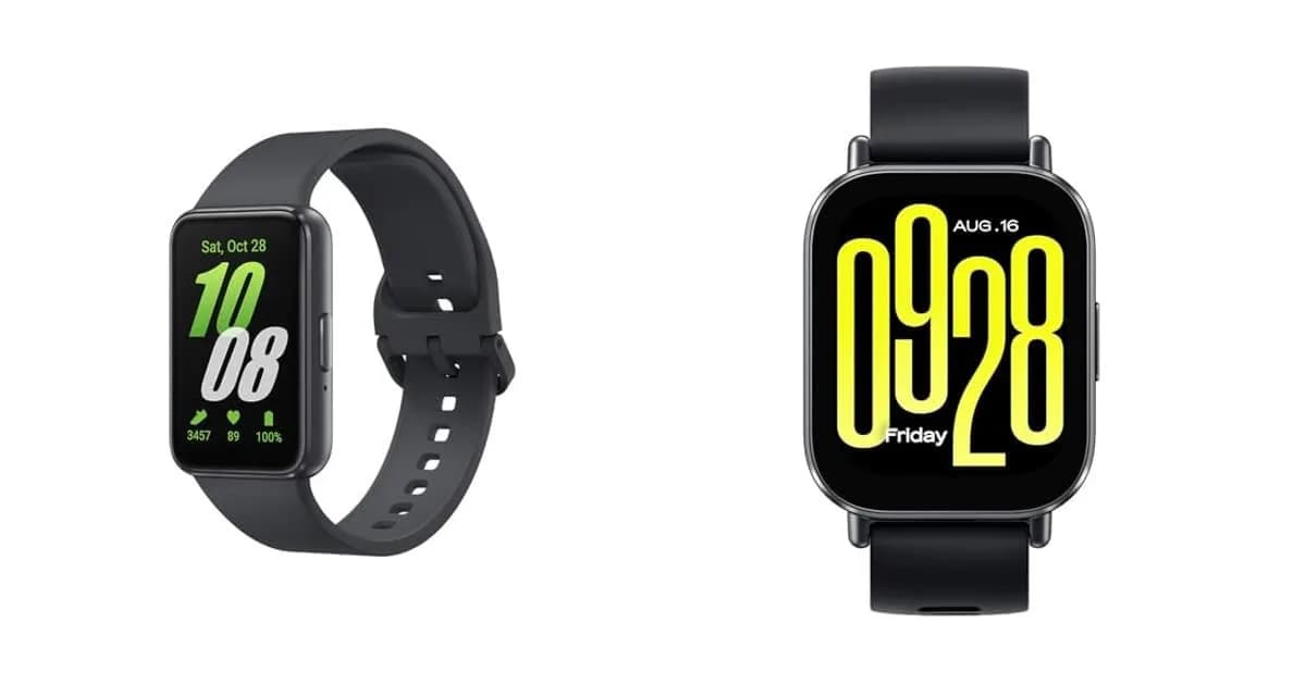 Galaxy Fit3 e Redmi Watch 5 Active: como escolher o ideal