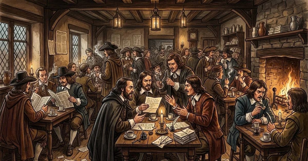 Carlos II tentou fechar as cafeterias de Londres em 1675