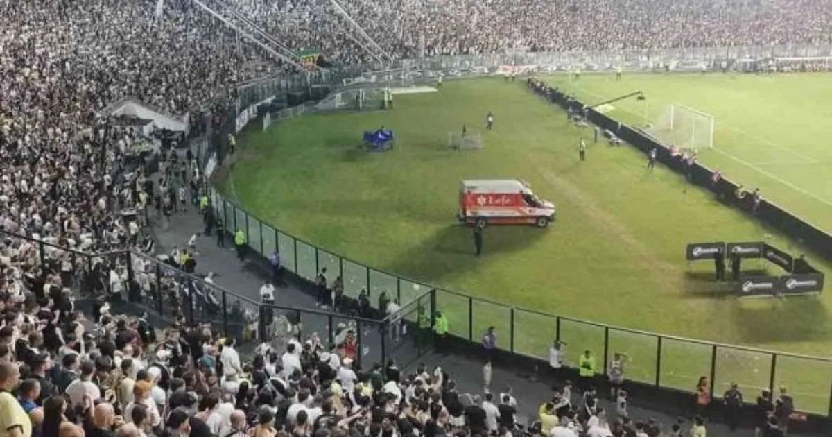 Vasco: torcida vaia música ligada a Coutinho antes do jogo