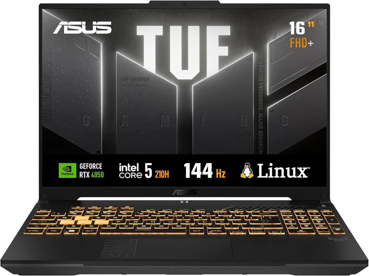 ASUS TUF Gaming F16 com RTX 4050 e tela 144 Hz
