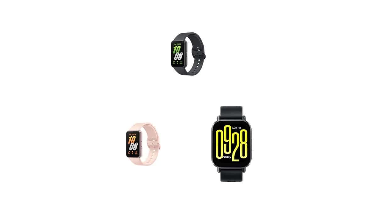 Galaxy Fit3 e Redmi Watch 5 Active têm oferta na Amazon