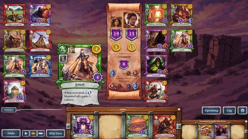 Bannerlands mistura Civilization e Slay the Spire em agosto