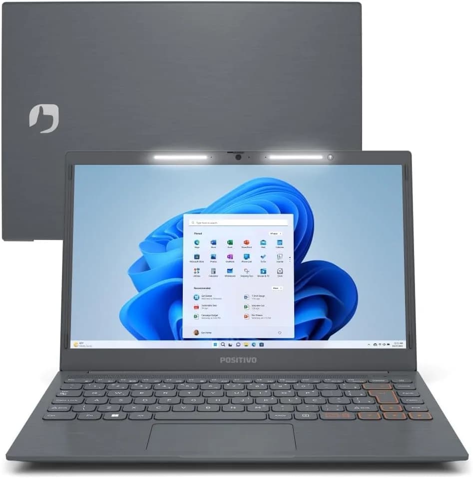 Notebook Positivo Vision C14 Intel Celeron N4500 8GB