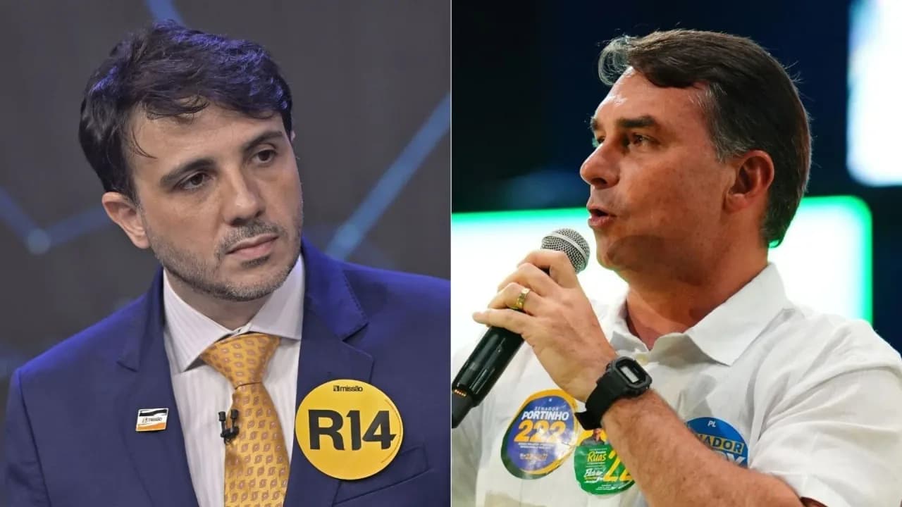 Flávio Bolsonaro é acusado de receber verba da Rockbridge