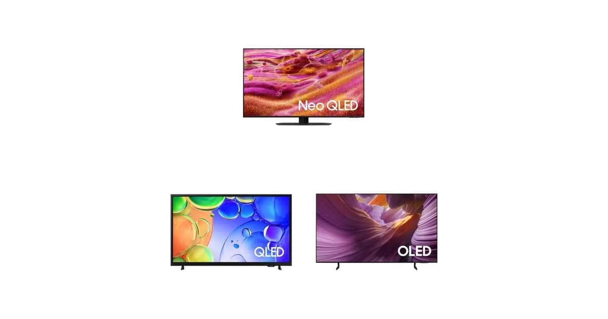 Samsung tem 3 TVs OLED e QLED de 2025 em oferta na Amazon