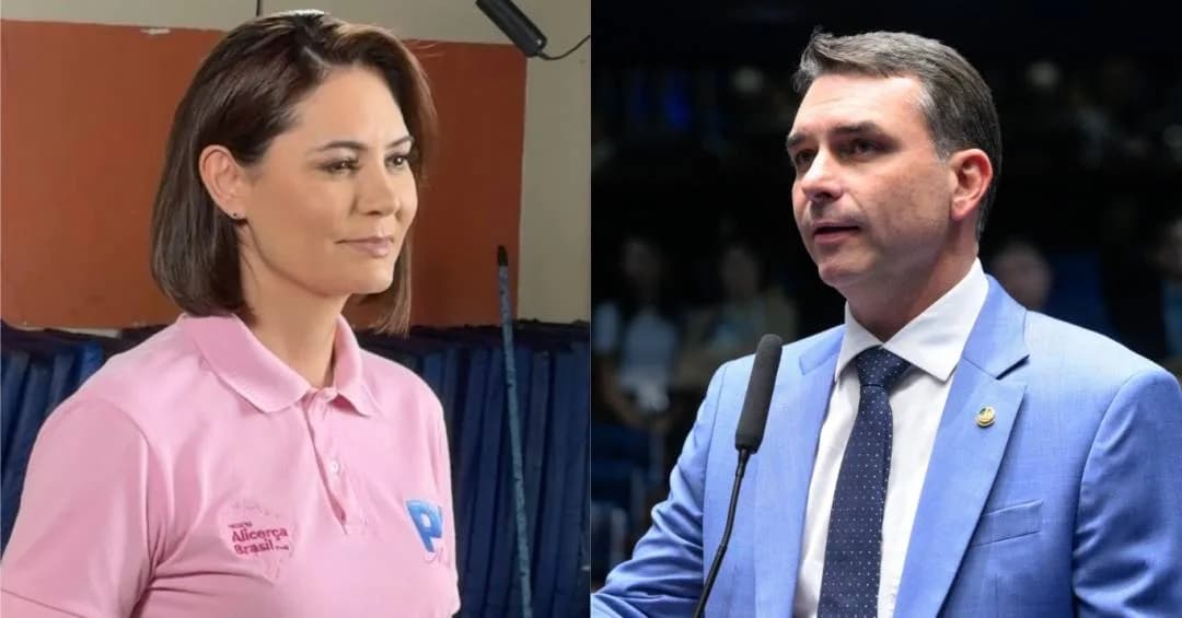 Michelle e Flávio trocam farpas no PL em meio à pré-campanha
