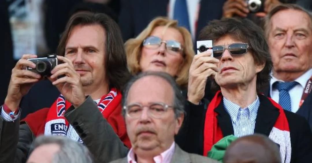 pé-frio de Mick Jagger Inglaterra perde 2x1 para Argentina