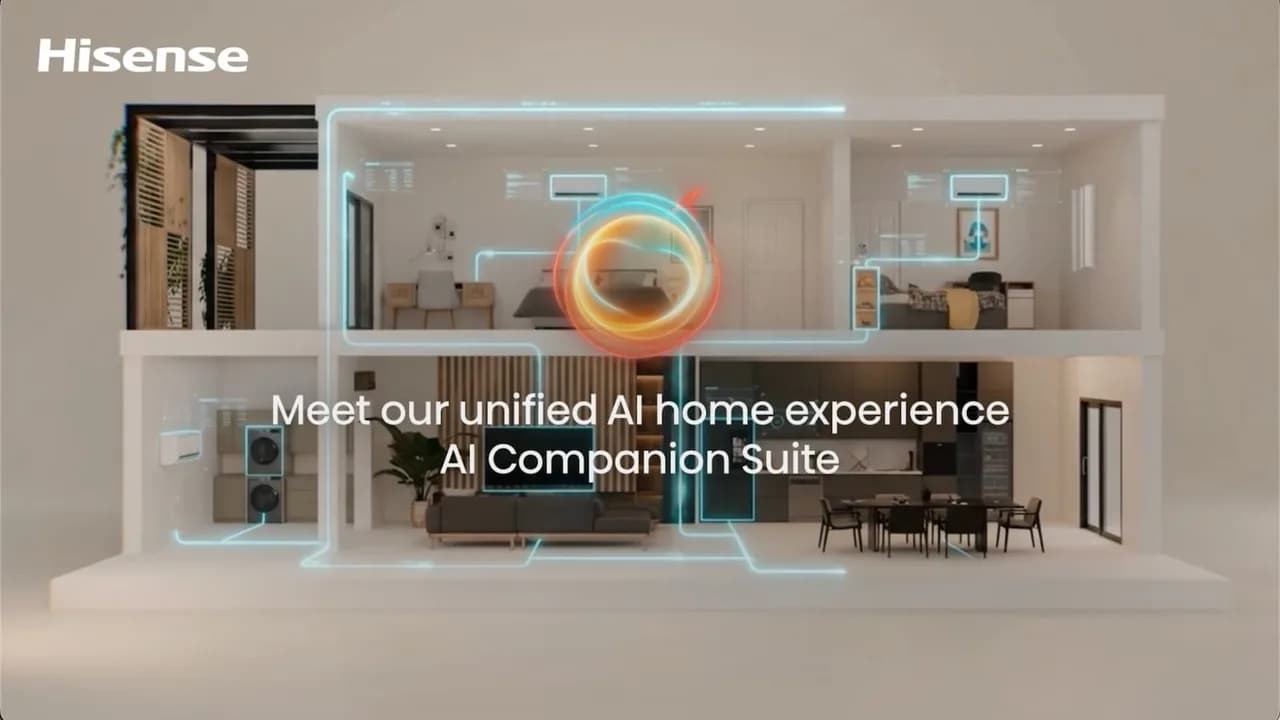 Hisense anuncia V AIOS, sistema de IA para a casa conectada