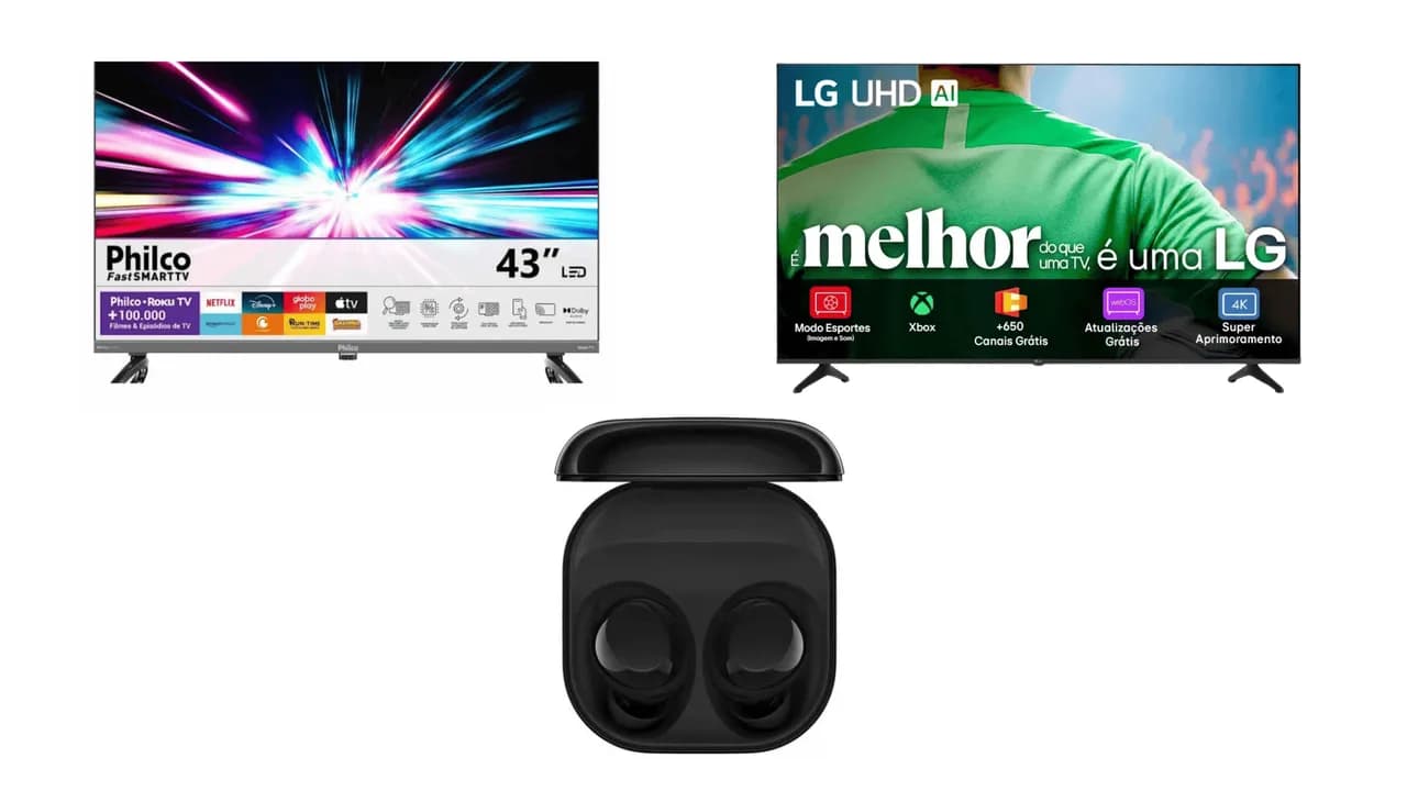 Promoção no Brasil tem Galaxy A17 5G, TVs e ar Inverter
