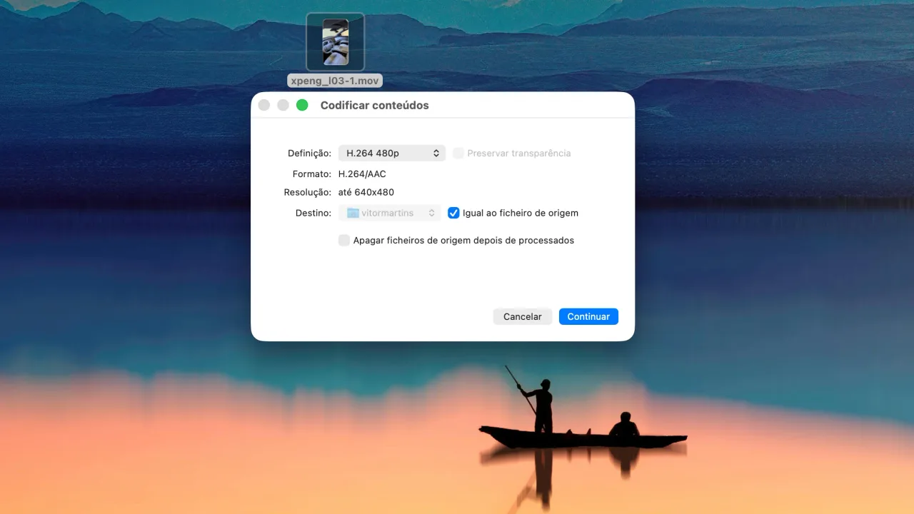 macOS já converte vídeos direto pelo Finder sem apps extras