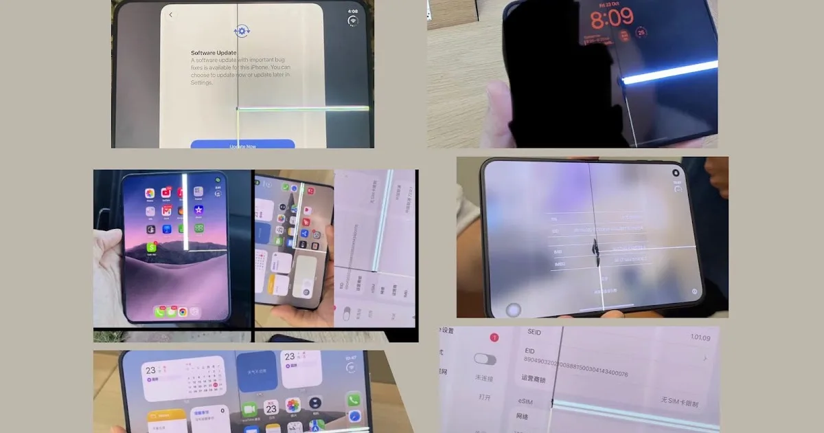 iPhone Duo: relatos apontam telas rachadas na dobradiça