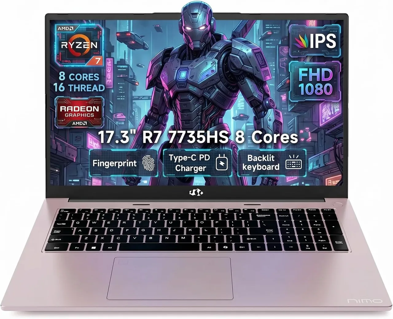 NIMO N179: 32 GB DDR5, 1 TB SSD e Ryzen 7 por R$ 5.917