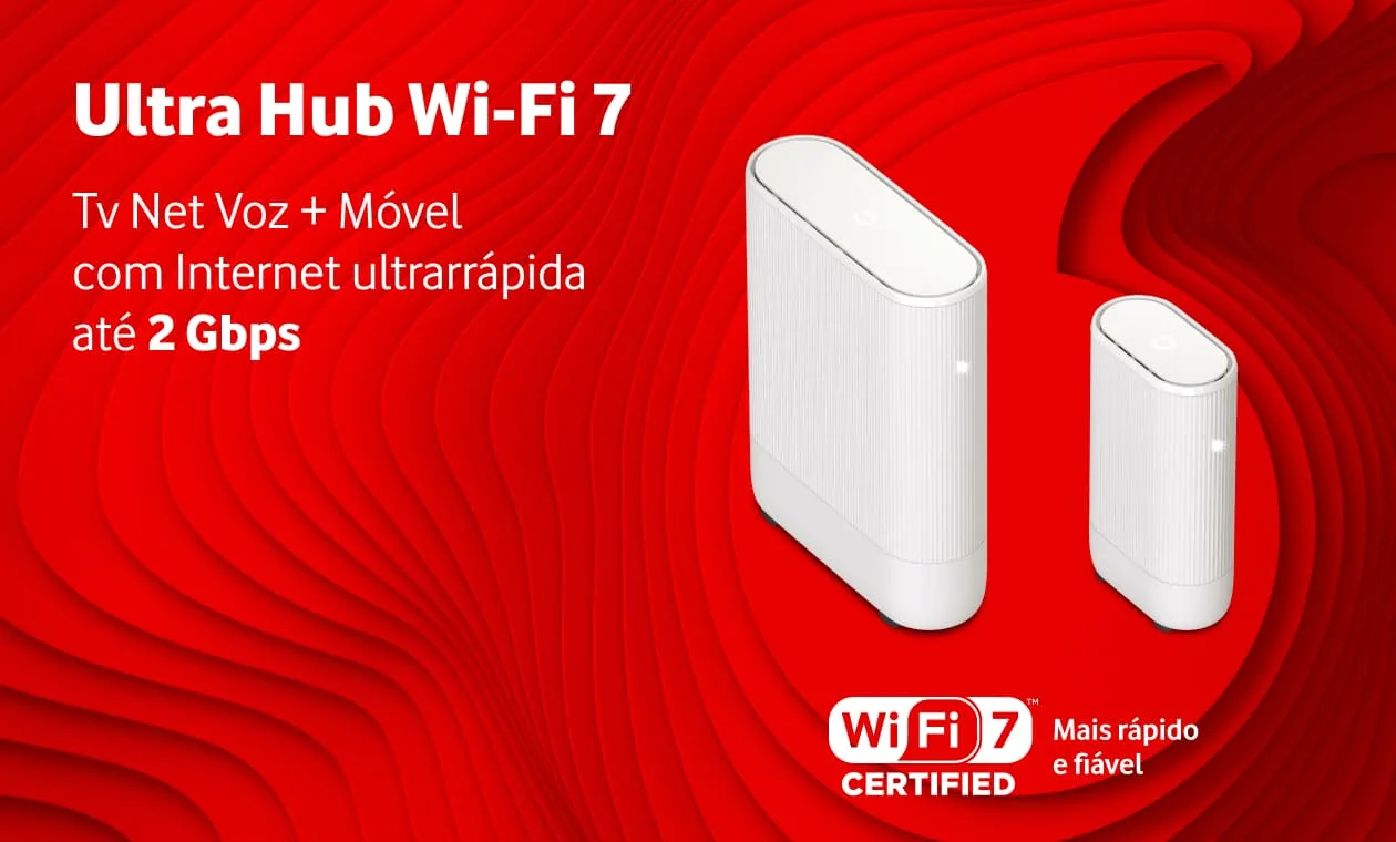 Vodafone lança Ultra Hub Wi-Fi 7 com segurança grátis