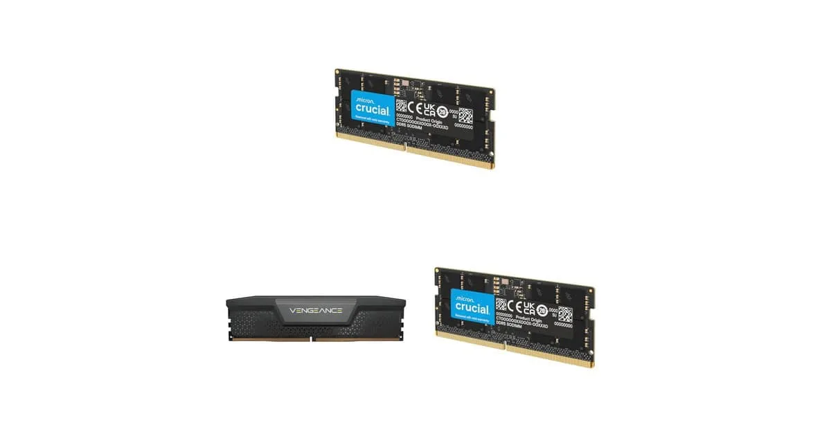 Memória RAM DDR5 mais barata: três opções de 16 GB na Amazon